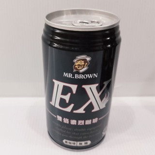 【春天五金百貨】金車 伯朗咖啡EX無糖330ml 飲料 超取 限12罐 易開罐 伯朗咖啡 無糖 咖啡 罐裝