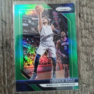 2018-19 Prizm Prizms Green 飆風玫瑰 Derrick Rose 閃亮平行卡