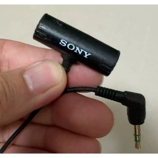 索尼sony ECM-LV1微單相機攝影機 單反 立體聲領夾麥克風咪頭 配件 3.5接頭