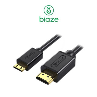 【biaze畢亞茲】Micro HDMI轉HDMI轉接線 4K/60Hz高畫質轉換 1.2m/2m大螢幕追劇 編織