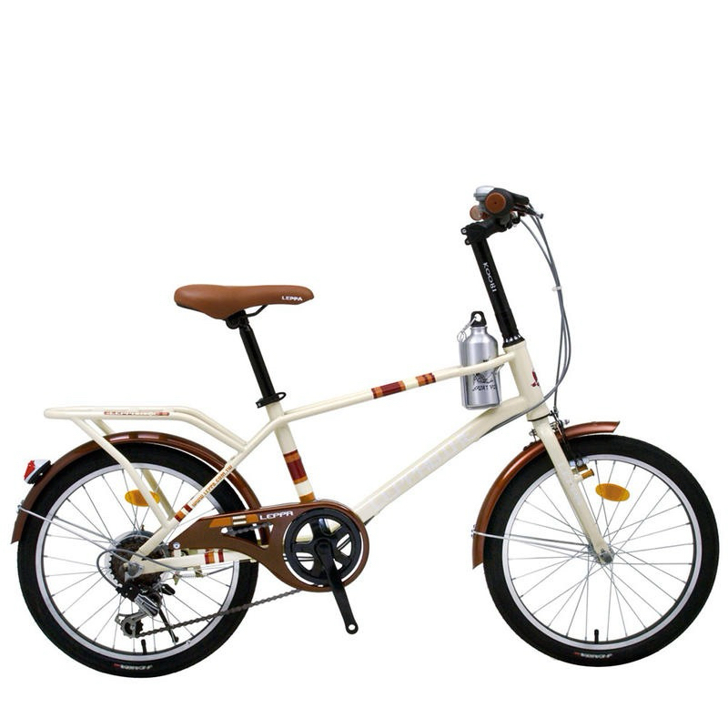 BIKEONE L2 Mini Coffee 20吋6速SHIMANO變速小徑車 城市咖啡車時尚風置物籃 腳踏車 二手