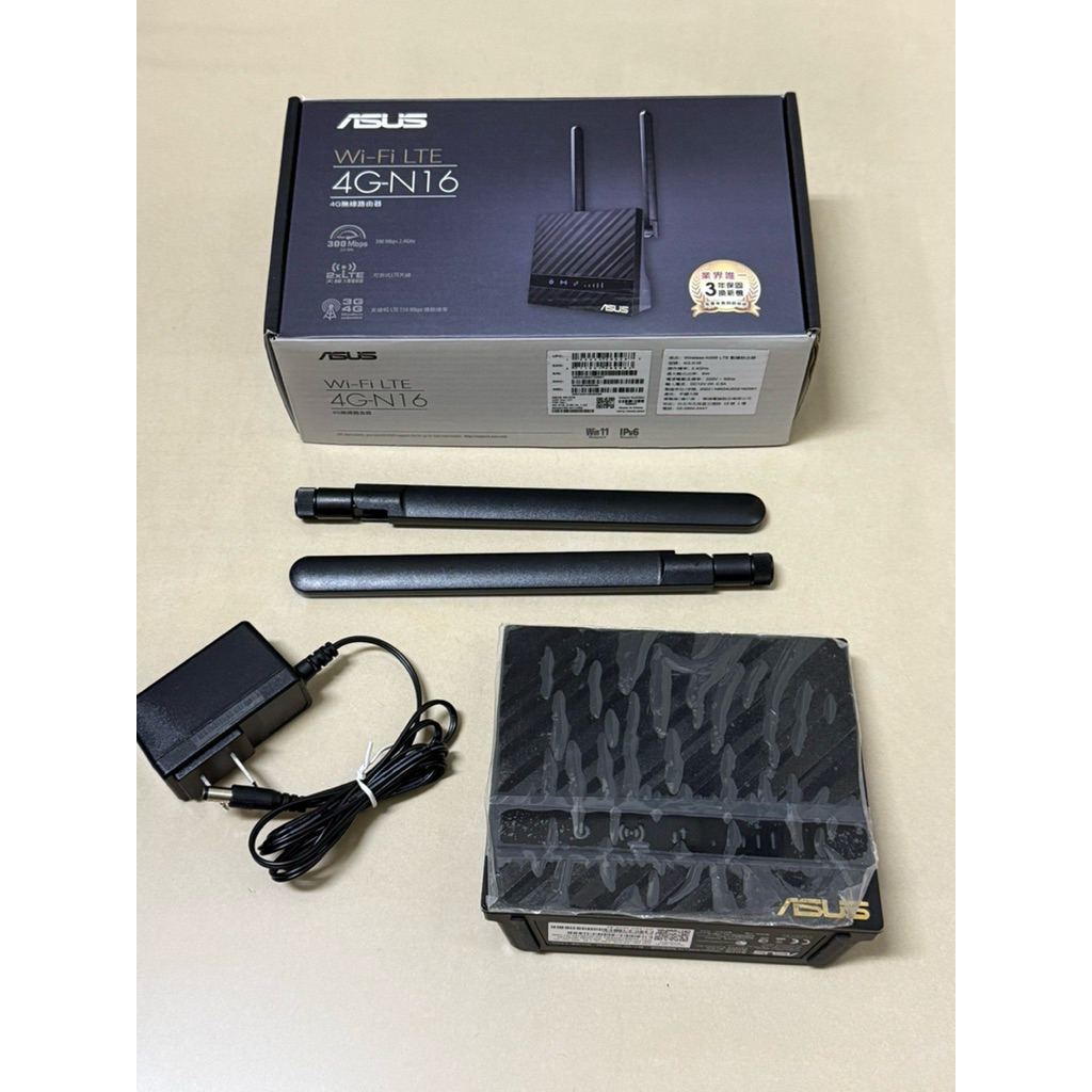 ASUS華碩 4G-N16 服務台 物資站方便架設的 4G分享器 SIM卡分享器 4G路由器 插卡路由器 WIFI
