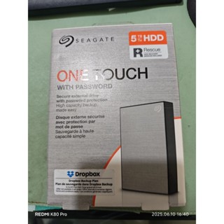 SEAGATE 希捷 One Touch 5TB 2.5吋行動硬碟 只上機1700小時 銀色