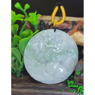 天然緬甸A貨翡翠 狐仙玉佩吊墜/翡翠玉墜