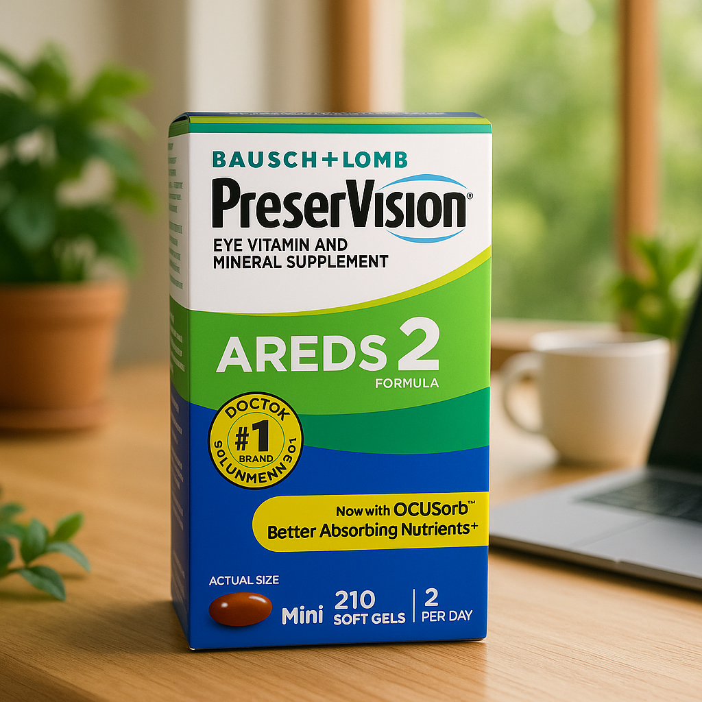 Bausch Lomb 博士倫 AREDS 2 Lutein 葉黃素210顆