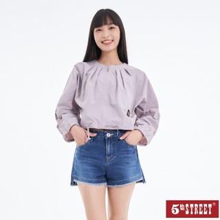 【5th STREET】 女裝 短褲 牛仔短褲 女裝短褲 牛仔 深藍 (927027)