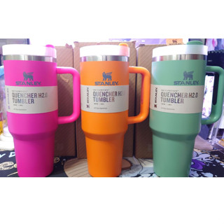 【全新現貨】史丹利stanley 40OZ 不銹鋼車載保溫杯 INS爆款 不鏽鋼汽車杯 冰霸杯 隨手杯 (附吸管)