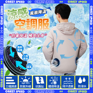 【HAUO】🧊空調服🧊冷氣衣 冷氣外套 散熱衣 風扇衣 製冷服 充電製冷 降溫工作服 勞保戶外工人帶風扇的衣服 防暑降溫