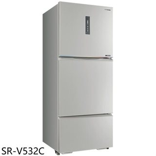 SANLUX臺灣三洋【SR-V532C】530公升三門變頻冰箱(含標準安裝)