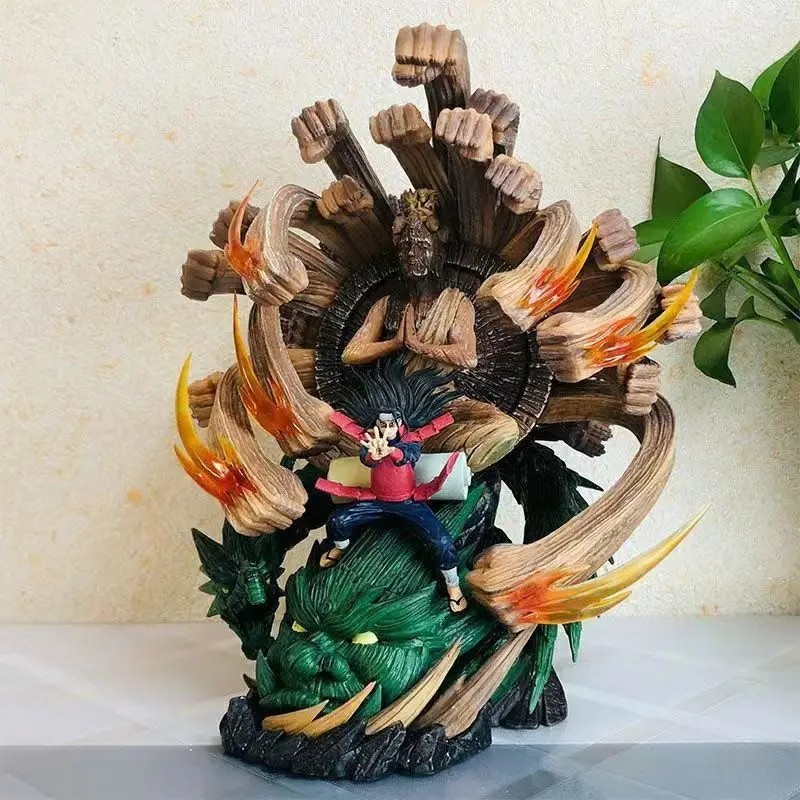 【火影忍者】 千手柱間 頂上化佛 35CM 初代火影 仙法·木遁·真數千手·頂上化佛 柱間 火影 戰鬥場景 模型 收藏