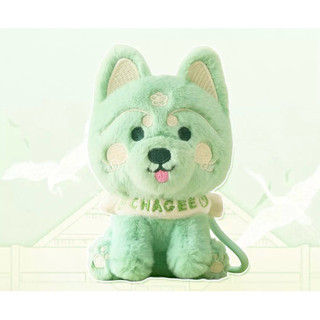 現貨！CHAGEE綠色柴犬毛絨玩偶吊飾發夾