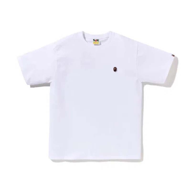BAPE Abc Camo One Point Tee 白色 猿人 短袖 BAPE-483CM [台灣現貨]
