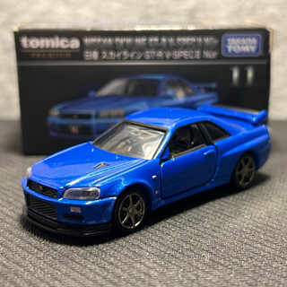 Tomica premium 黑盒 11 日產NISSAN SKYLINE GTR V-SPEC 2Nur星野好造r34