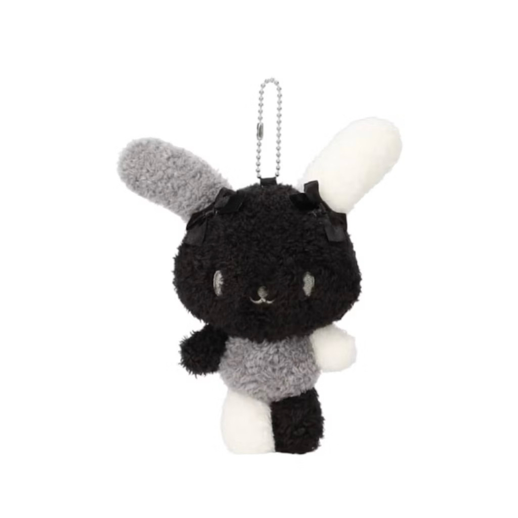 （現）(最後）日本帶回AvailX三麗鷗sanrio花小兔Usahana米花兔娃娃吊飾黑白灰玩偶復古