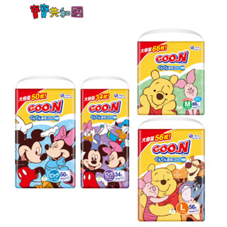日本大王 GOO.N 迪士尼 聯名款 敏感肌 輕巧褲 吸收褲 褲型 M-XXL 境內版 箱購優惠 寶寶共和國
