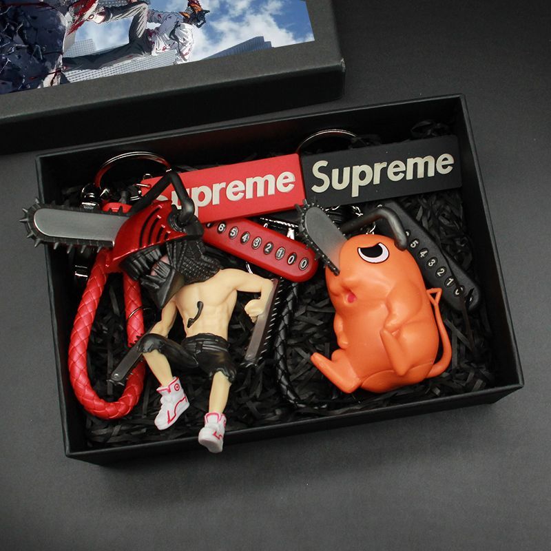 電鋸人鑰匙扣 Chainsaw Man波奇塔 電鋸人惡魔電次掛件 書包汽車掛飾 電鋸惡魔Q版掛件 鏈鋸人可愛玩偶 送禮物