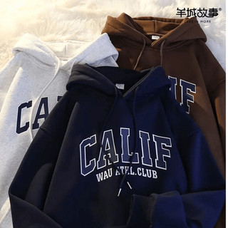 【羊城故事】帽t 連帽t 韓國帽t oversize 寬鬆帽t 帽t 女 韓系上衣 大學t長袖 長袖上衣 秋冬穿搭