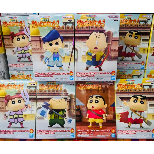 《$uper Toys》全新 日版 景品 蠟筆小新 劇場版 春日部 春日部防衛隊 阿呆 正男 妮妮 風間 小新 公仔