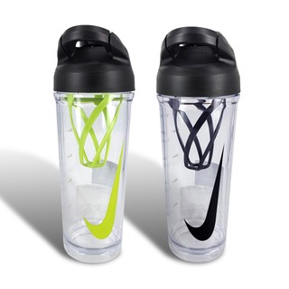 NIKE 雪克水壺 24OZ/709ml 健身 運動 水壺 水瓶 隨身杯 奶昔杯 搖搖杯 蛋白粉 可機洗 防漏 綠 黑