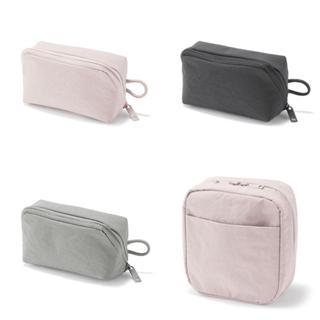 [現貨在臺]日本限定 MUJI 無印良品 尼龍化妝包 皺褶尼龍薄型化妝包 立體網眼收納袋