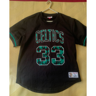 Mitchell n ness Boston Celtics Larry bird black Jersey 尺寸 L