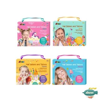 Avenir Kids 美甲&紋身貼紙 3Y+ 聖誕美甲貼 紋身貼