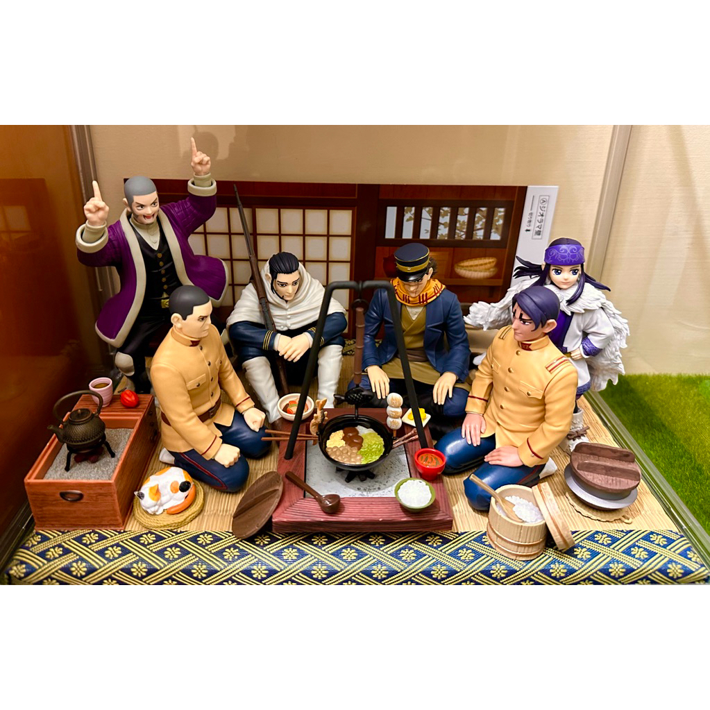 黃金神威 景品 自製造景一套 BANPRESTO SEGA 杉元佐一 阿席莉帕 白石由竹 尾形百之助 鯉登少尉 月島軍曹