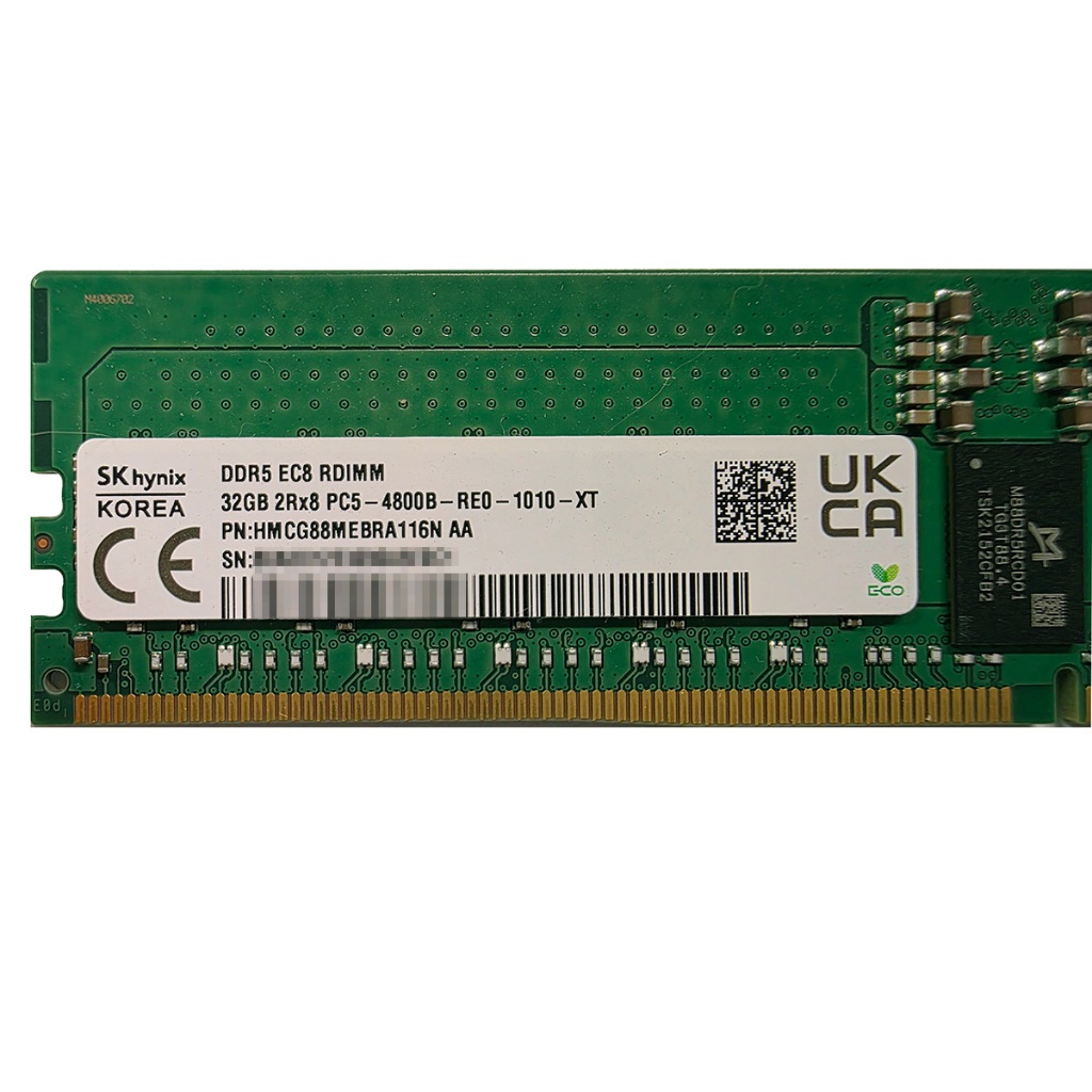 [現貨] SK Hynix 海力士DDR5 32GB PC 4800/5600Mhz ECC 伺服器 RAM記憶體