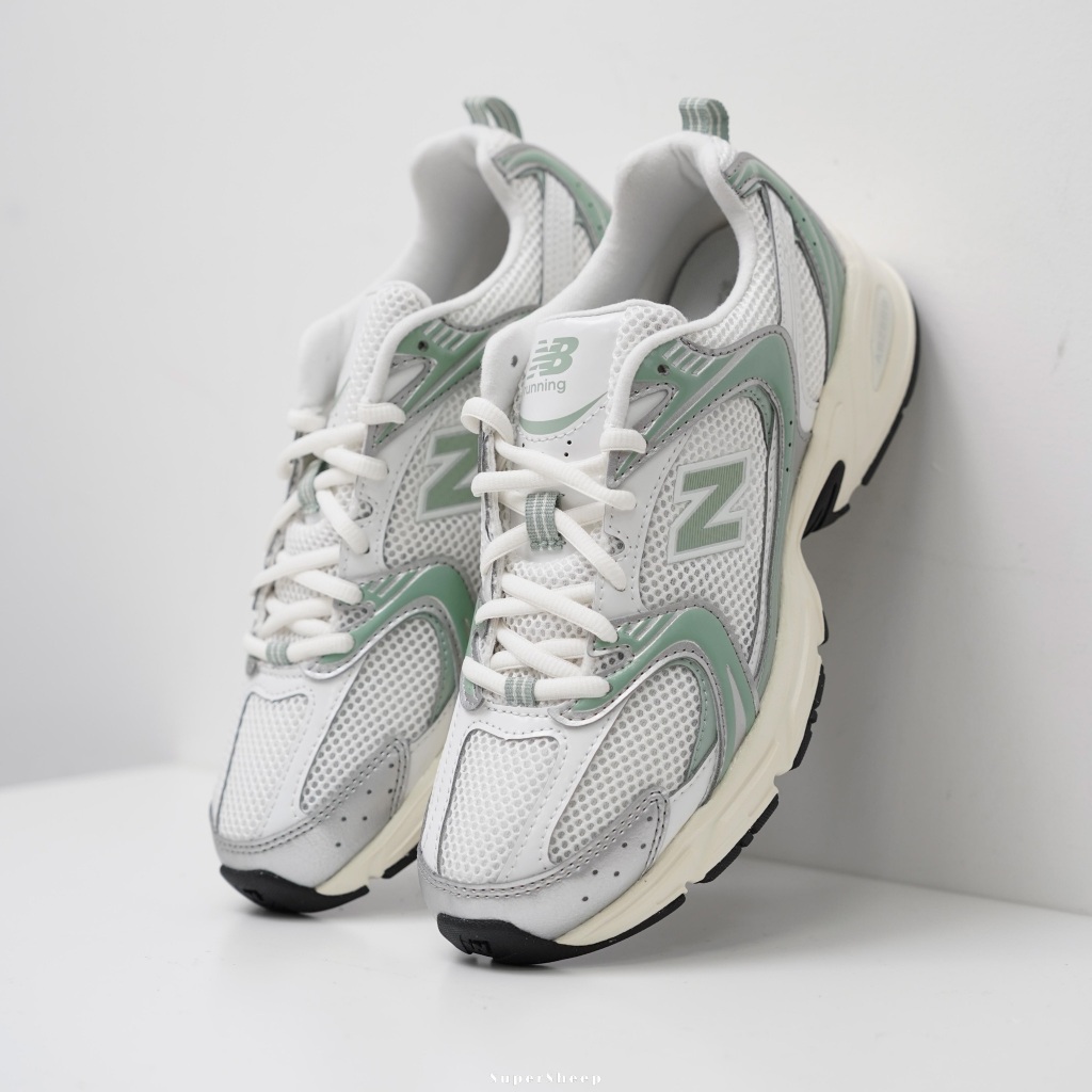 New Balance 530 女鞋 復古 輕量舒適 網布拼接 銀綠 U530SEB