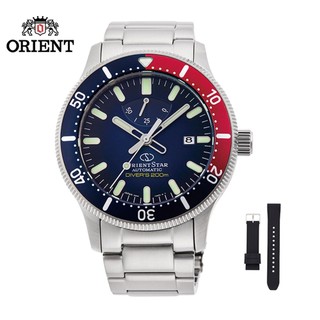 ORIENT STAR 東方之星 DIVERS 200M 系列 機械錶 膠帶款 藍色 RE-AU0306L