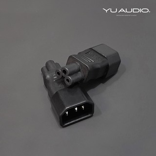 品字孔轉接頭 米老鼠/梅花頭 (非便宜版)PW-125 IEC320 C14轉C5筆電電源轉接頭 3P公頭轉3P母頭