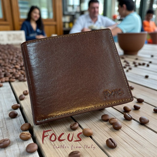 【寧寧精品】台中35年老店 Focus 富可仕 咖啡色牛皮短夾 真皮無拉鏈 牛皮男短夾 男短夾區 FTB2950