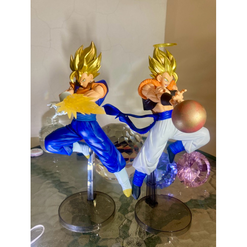 模改悟吉塔靈魂球電鍍金髮色「日版金證」 BANDAI七龍珠爆裂激戰10周年記念 超悟吉塔 超貝吉特