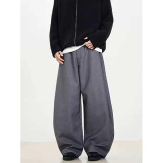 【VERTEX】美式彎刀西裝長褲 Baggy Pants 彎刀褲 西裝褲 落地