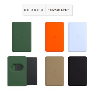 XOUXOU｜MagSafe矽膠磁吸卡套 MagSafe卡夾 可放卡片