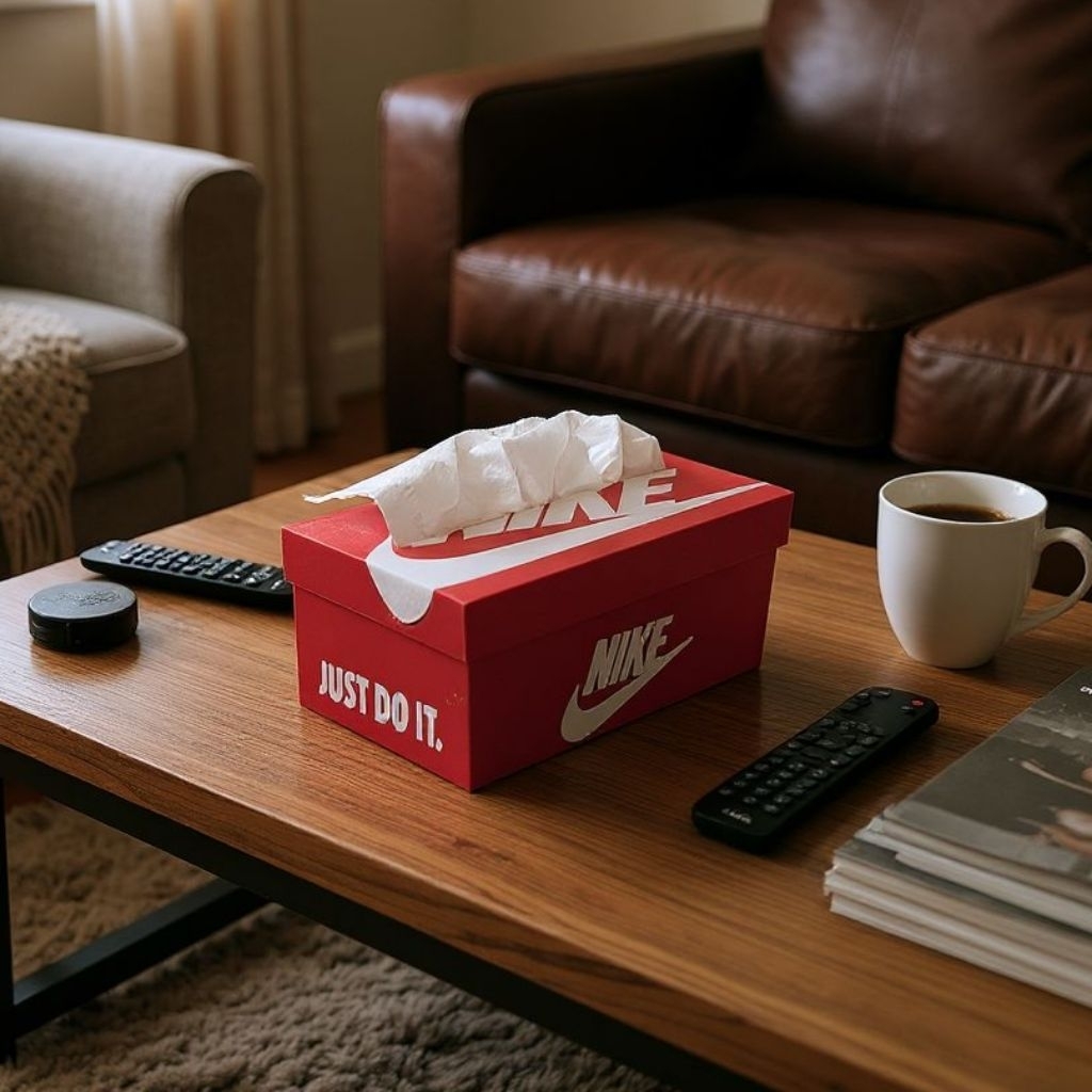 【Onix】（已改善版）Nike鞋盒造型衛生紙盒｜潮流3D列印紙巾盒｜桌上收納盒 居家擺飾 新年禮物（下單後製作）