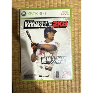 XBOX 360 電玩 MLB 2K8 職棒大聯盟 棒球 英文版
