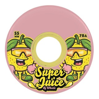 (55mm) OJ "Soft Mini Super Juice Paloma Pink" 滑板 滑板軟輪 交通輪