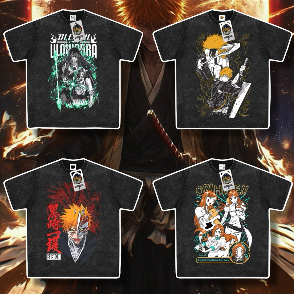 【動漫系列】BLEACH 死神 美式風格 短袖T恤 日本 動漫 葛力姆喬·賈卡傑克 藍染 黑崎一護 卍解