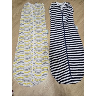 ergo ergopouch ergopouch 澳洲 條紋 包巾 防驚嚇 開釦 6m 12m