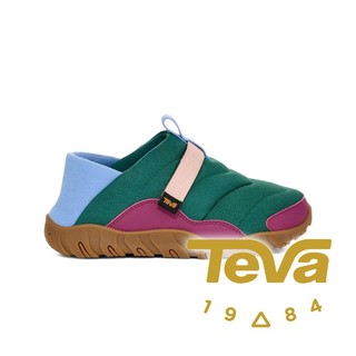 【TEVA】ReEmber NU 童兩穿式菠蘿麵包鞋『綠』1173953