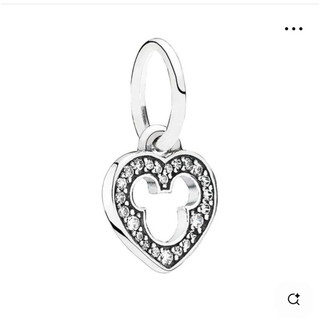 潘朵拉PANDORA絕版品迪士尼{愛心米奇}吊飾$1200