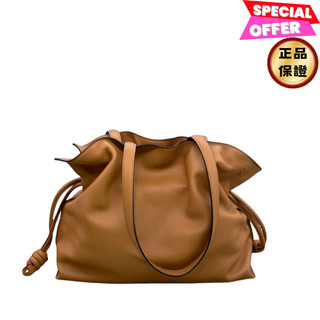Loewe 超大型 XL 納帕小牛皮 Flamenco 包 溫暖沙漠色
