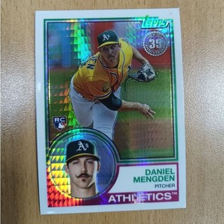 2018 Topps '83 Topps Silber 中信兄弟隊 猛登 Daniel Mengden 閃亮特卡