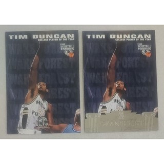 T-24 1997 Score Board Tim Duncan #72 兩張