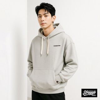 【S.G】OVERSIZE 素面 厚磅 內刷毛 EXP印花連帽TEE「2色」M~XXL｜官方旗艦店62403