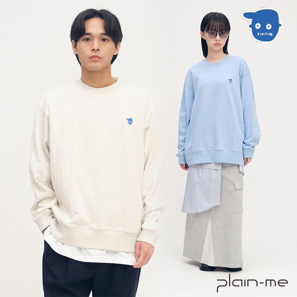 plain-me [小P社長] 大學t 長袖 拼接 t恤 長tee [PLN0088-252]
