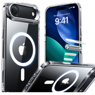 ESR 億色 磁吸巧匯系列 iPhone 17 Air (6.5 吋，2025) 鏡頭支架手機保護殼 ( 按鍵款 ),