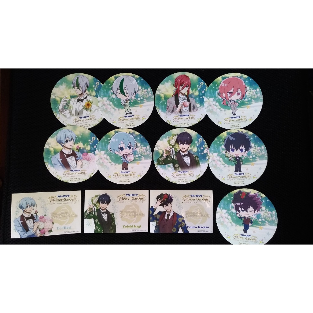 🌸絕版現貨🌸藍色監獄 日版 花園派對 甜點天堂 杯墊特典 潔世一 凪誠士郎 糸師凜 烏旅人 冰織羊 千切豹馬 乙夜影汰