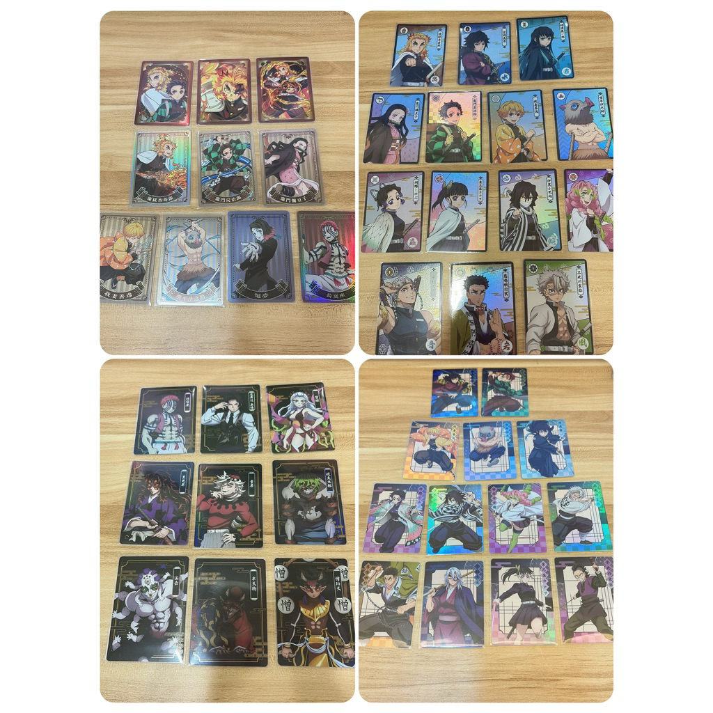 11/2更新 全新附卡套 鬼滅之刃小卡 全身 半身 炎柱 水柱 義勇 時透 炭治郎  蝴蝶忍  無慘 猗窩座 墮姬